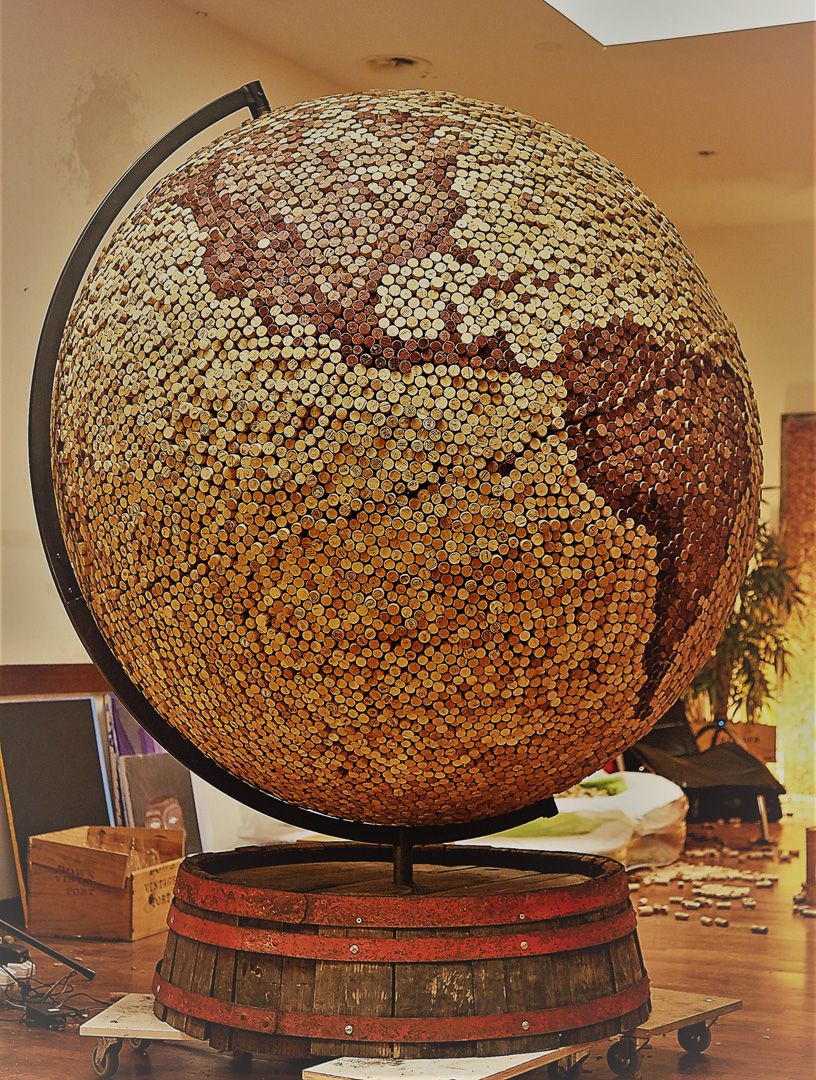 Art of Cork Wine Art Crafts By Daniel Kubini